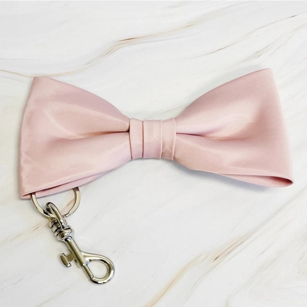 Bow Keychain Bag Charm Pink